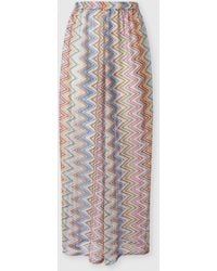 Missoni - Zig Zag Printed Fabric Cover-Up Trousers - Lyst