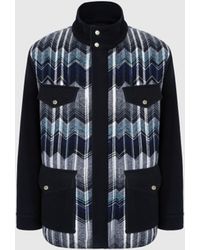 Missoni - Field Jacket With Zigzag Pattern - Lyst