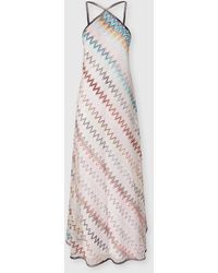 Missoni - Zig Zag Mesh Cover-Up Dress With Sequins - Lyst