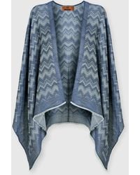 Missoni - Cape En Mélange De Viscose Et Modal, Femme, Taille - Lyst