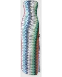 Missoni - Long Cover-Up With Side Slit And Greek Motif - Lyst