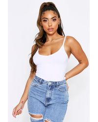 midi strappy cami with knot front plunge in satin