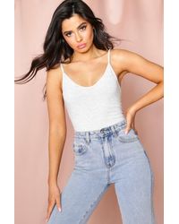 midi strappy cami with knot front plunge in satin