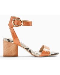 shannen black gladiator block heel sandals