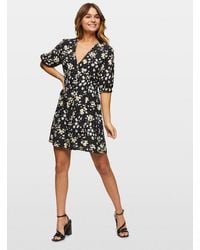 warehouse daisy mini tea dress