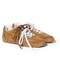 Miu Miu - New Balance X 530 Sl Technical Fabric And Suede Sneakers - Lyst