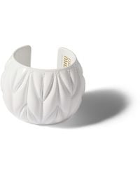 Miu Miu - Bracelet With Matelassé Motif - Lyst