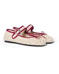 Miu Miu - Crochet Ballerinas - Lyst