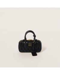 Miu Miu - Arcadie Matelassé Nappa Leather Mini-Bag - Lyst