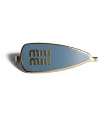 Miu Miu - Enameled Metal Hair Clip - Lyst