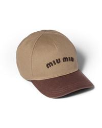 Miu Miu - Drill Baseball Cap - Lyst