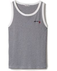 Miu Miu - Petit Bateau X Ribbed Jersey Top - Lyst