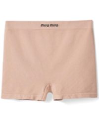 Miu Miu - Seamless Boxer Shorts - Lyst