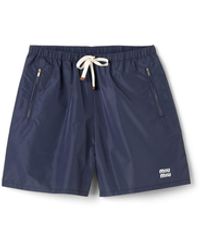 Miu Miu - Technical Fabric Bermudas - Lyst