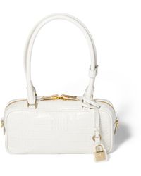 Miu Miu - Beau Croco-Embossed Leather Mini-Bag - Lyst