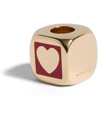 Miu Miu - Enameled Metal Dice Charm With Heart - Lyst