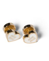 Miu Miu - Metal Earrings - Lyst