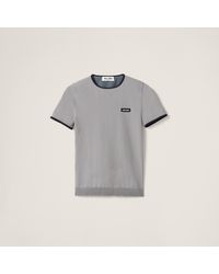 Tシャツ・カットソー MiuMiu | Merino wool crew-neck sweater 28100924_57649399_1000.jpg