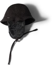 Miu Miu - Wool And Chekiang Hat - Lyst