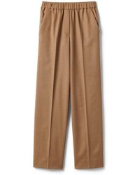 Miu Miu - Camel Hair Drawstring Pants - Lyst