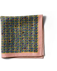 Miu Miu - Printed Twill Scarf - Lyst