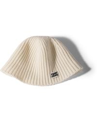 Miu Miu - Wool And Cashmere Hat - Lyst