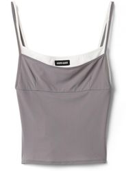 Miu Miu - Stretch Jersey Top - Lyst