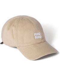 Miu Miu - Denim Baseball Cap - Lyst