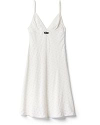 Miu Miu - Cady Eyelet Lace Dress - Lyst