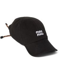 Miu Miu - Denim Baseball Cap - Lyst