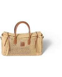 Miu Miu - Raffia Top-Handle Bag - Lyst