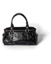 Miu Miu - Shiny Leather Handbag - Lyst