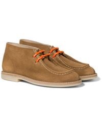 Miu Miu - Délavé Suede Desert Boots - Lyst