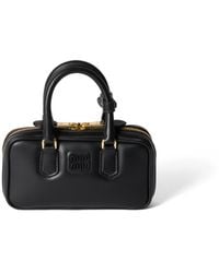 Miu Miu - Arcadie Leather Mini-Bag - Lyst