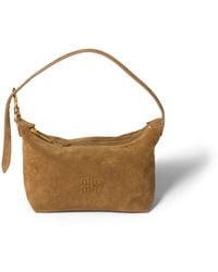 Miu Miu - Suede Pouch - Lyst