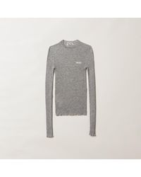 Miu Miu - Cashmere And Silk Sweater - Lyst