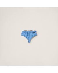 Miu Miu - Poplin Briefs - Lyst