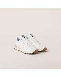 Miu Miu - New Balance 574 X Denim Sneakers - Lyst