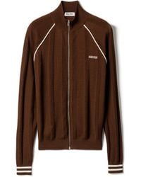 Miu Miu - Cotton Cardigan - Lyst