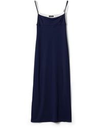 Miu Miu - Stretch Jersey Midi Dress - Lyst