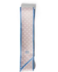 Miu Miu - Printed Twill Scarf - Lyst