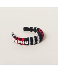 Miu Miu - Crochet Headband - Lyst