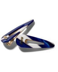 Miu Miu - Hair Clips With Logo - Lyst