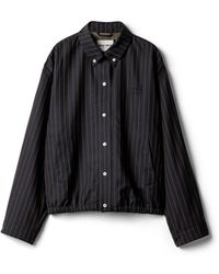 Miu Miu - Pinstriped Blouson Jacket - Lyst