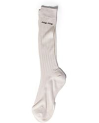 Miu Miu - Silk Socks - Lyst