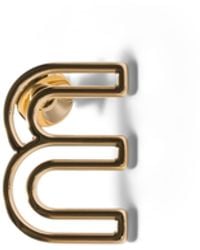 Miu Miu - Metal Logo Brooch - Lyst
