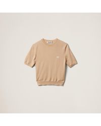 Miu Miu - Cashmere And Silk Sweater - Lyst