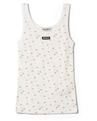 Miu Miu - Ribbed Jersey Tank Top - Lyst