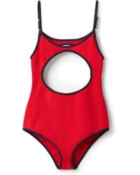 Miu Miu - Technical Knit Swimsuit - Lyst