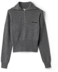 Miu Miu - Cashmere Half-Zipper Sweater - Lyst
